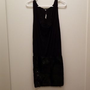 Sequin skirt mini dress